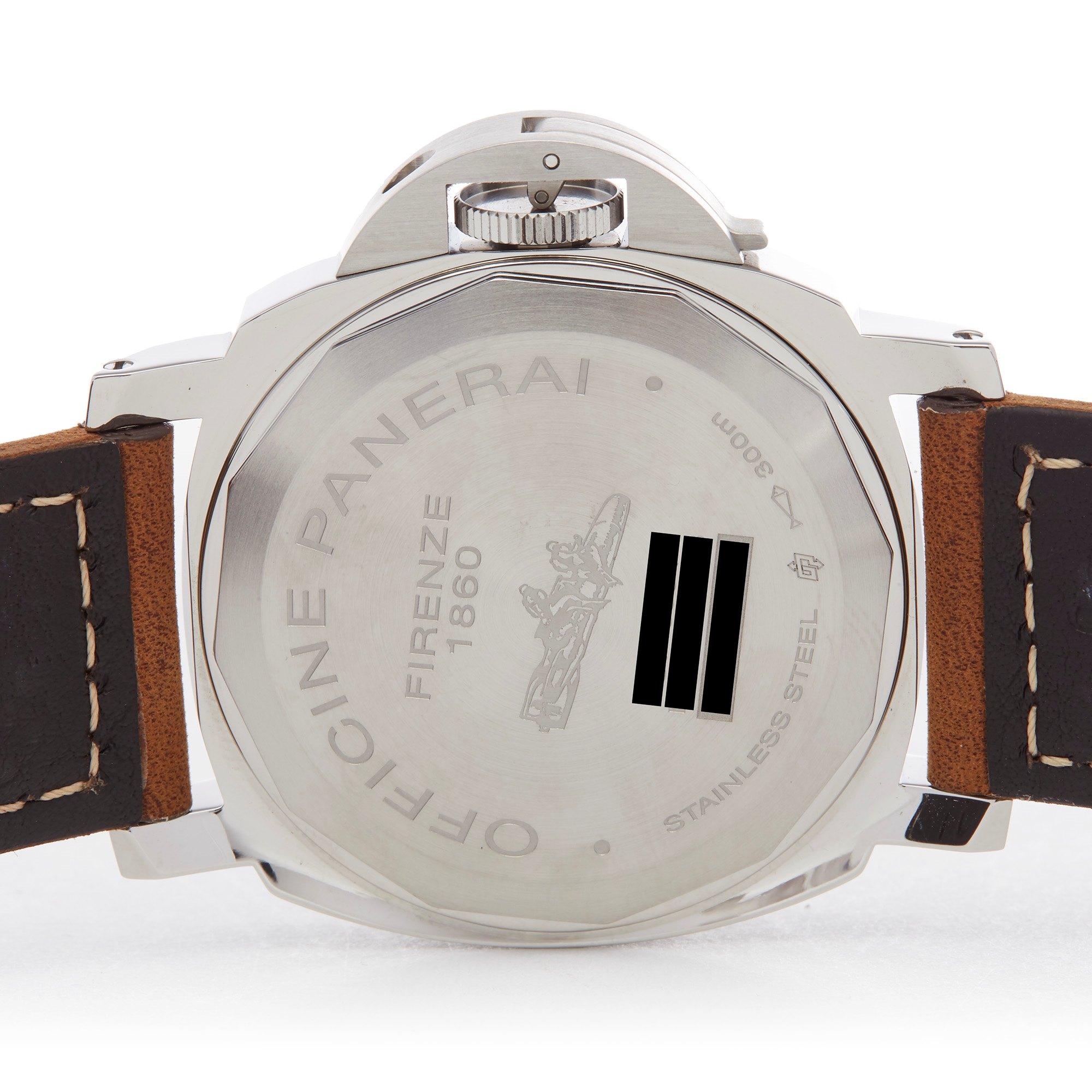 Panerai Luminor PAM00390 Men's Stainless Steel Boutique Special Edition 3