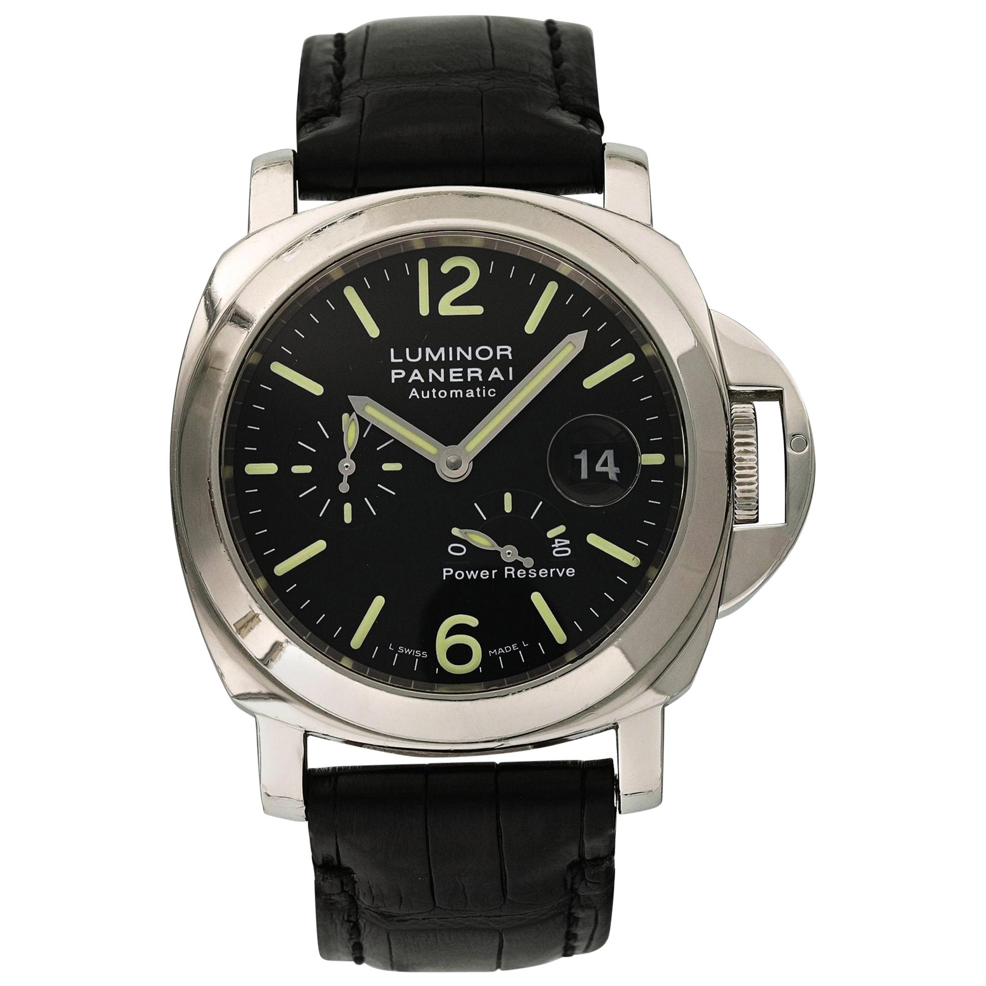 Panerai Luminor Power Reserve PAM00090 Men's Watch with Papers For Sale