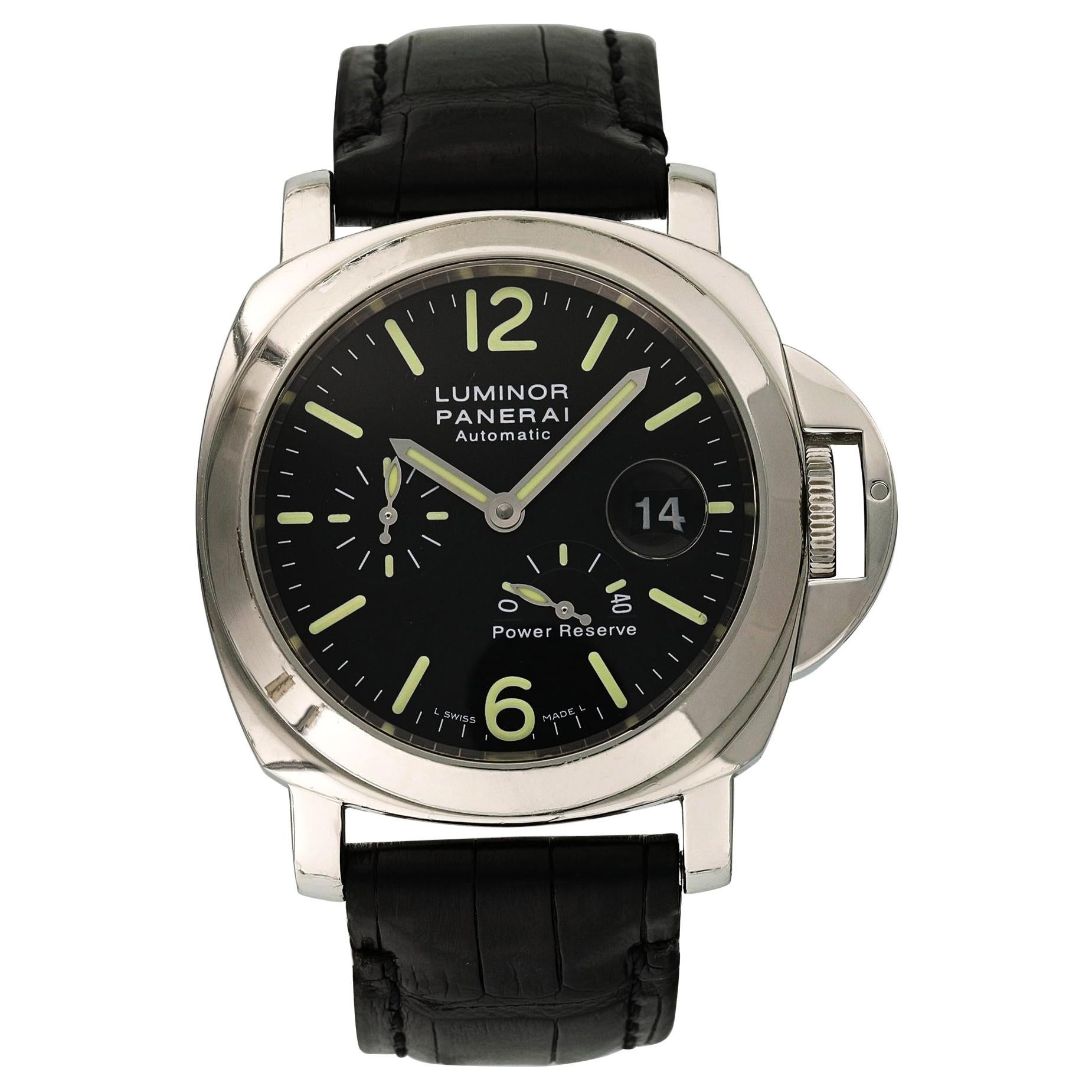 Panerai Luminor Power Reserve PAM00090 Men’s Watch with Papers For Sale