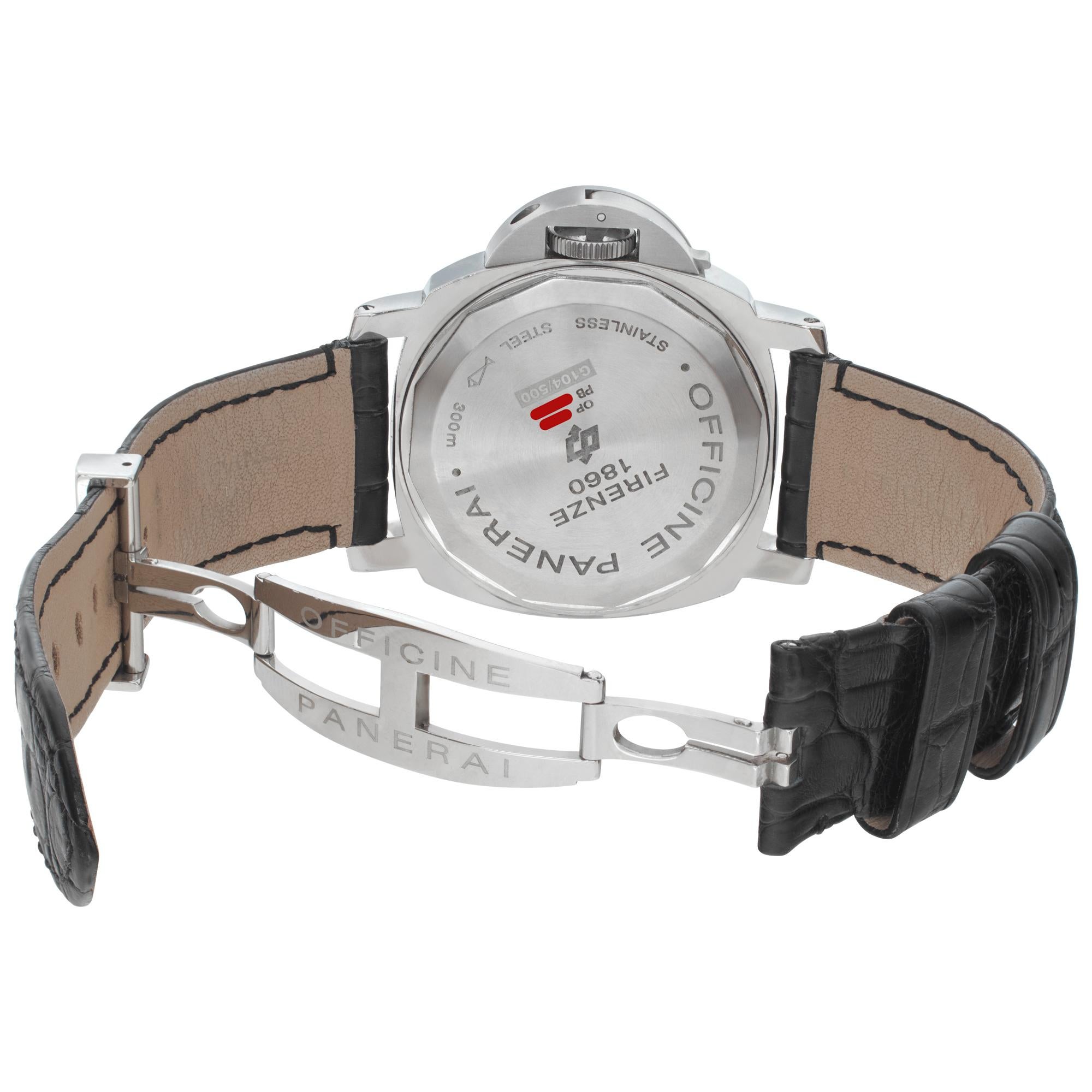 Men's Panerai Luminor stainless steel Manual Wristwatch PAM000 For Sale