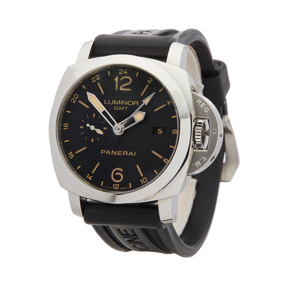 Reference: W5253
Manufacturer: Panerai
Model: Luminor
Model Reference: PAM00531
Age: Circa 2010's
Gender: Men's
Box and Papers: Xupes Presentation Pouch and Guarantee
Dial: Black Arabic
Glass: Sapphire Crystal
Movement: Automatic
Water Resistance:
