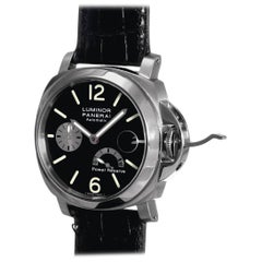 Panerai Luminor stainless steel Power Reserve Pam 125 self-winding wristwatch