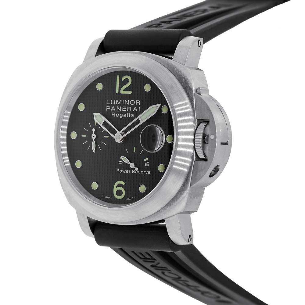 Panerai created the ultimate watch for the adventurer with the limited edition PAM00222. This ingenious timepiece comes with a cushion-shaped, stainless steel case that is 44mm in diameter and 17mm thick. The PAM00222 case features a sapphire