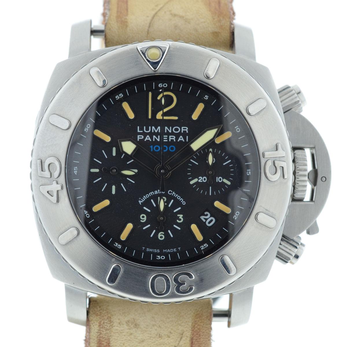 Panerai Luminor Submersible 1000 Chronograph PAM 187 Men's Watch 2