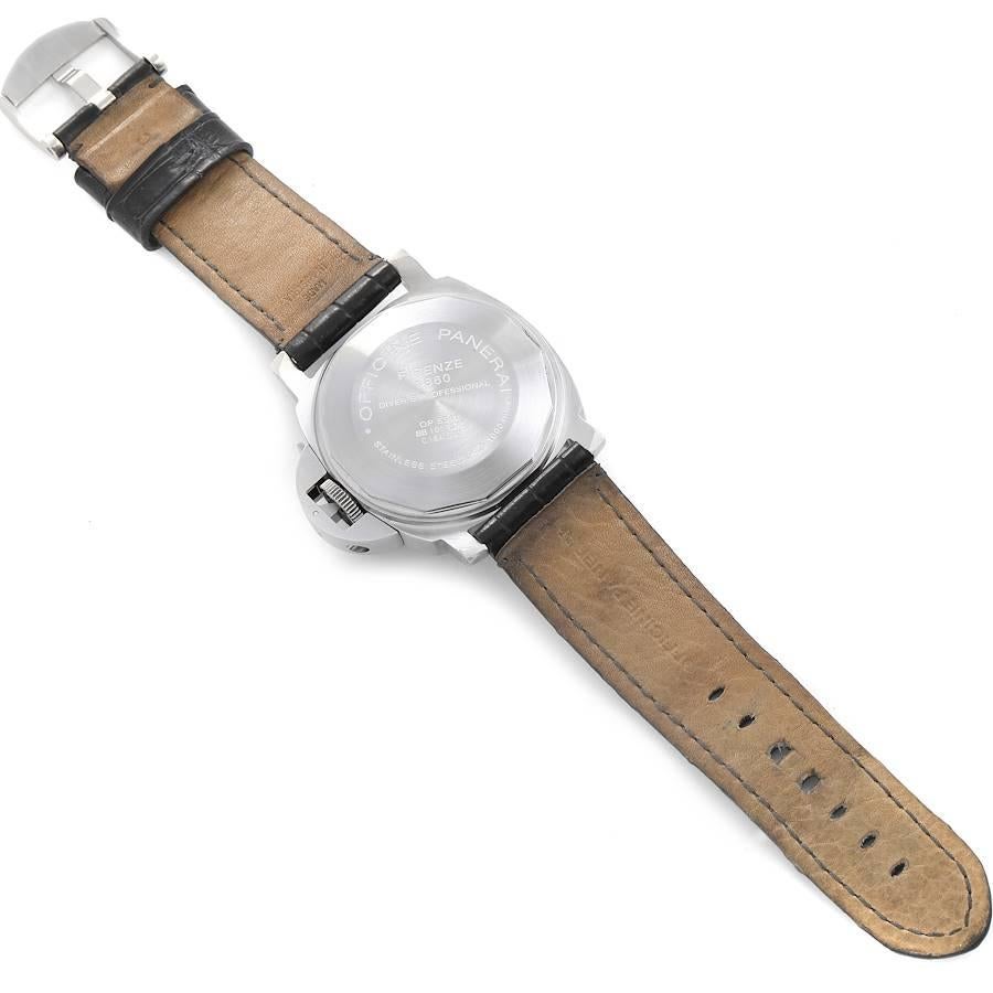 Panerai Luminor Submersible Stahl-Herrenuhr PAM00064 Box Card im Angebot 7