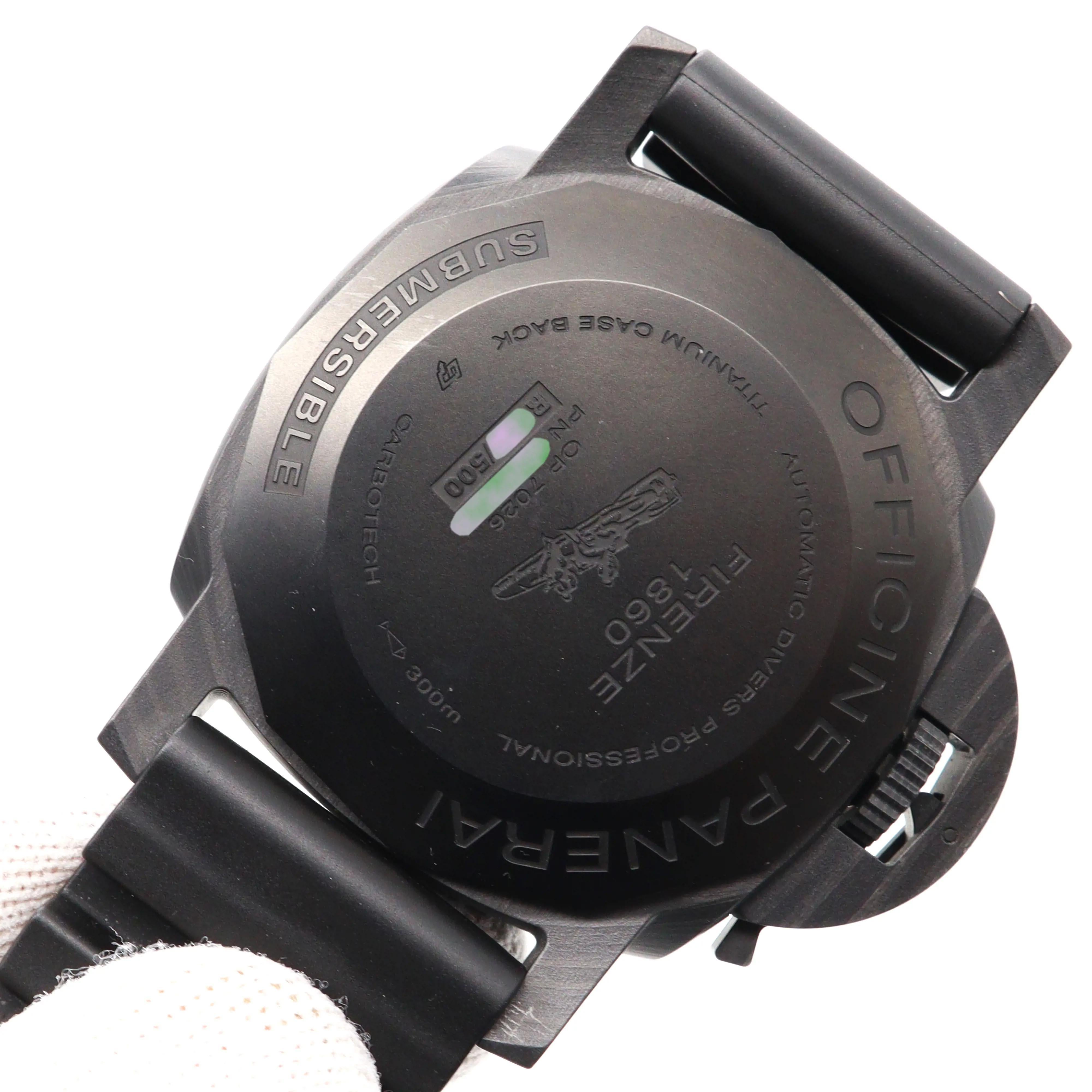 Panerai Luminor Submersible 1950 3 Days Carbotech Black Dial Men Watch PAM00616 For Sale 1