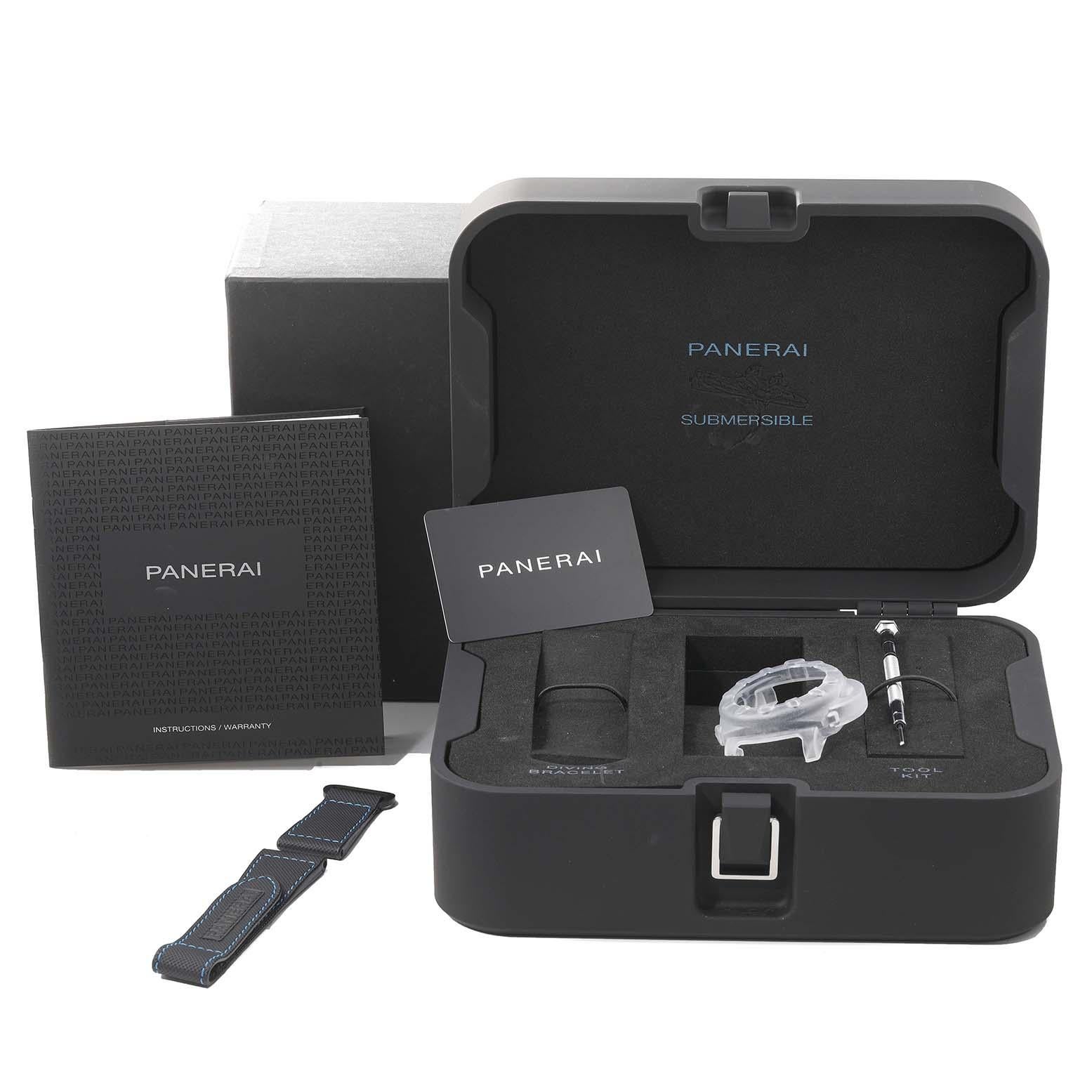 Panerai Luminor Submersible 1950 Carbotech Mens Watch PAM01616 Box Card 4