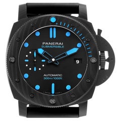 Used Panerai Luminor Submersible 1950 Carbotech Mens Watch PAM01616 Box Card