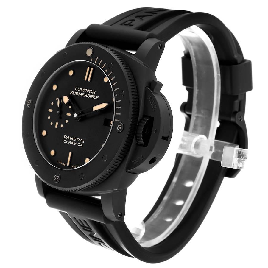 De los hombres Reloj Panerai Luminor Submersible 1950 Ceramica para caballero PAM00508 Caja Papeles en venta