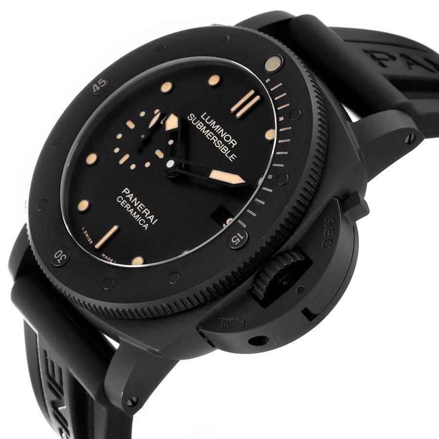 Reloj Panerai Luminor Submersible 1950 Ceramica para caballero PAM00508 Caja Papeles en venta 1