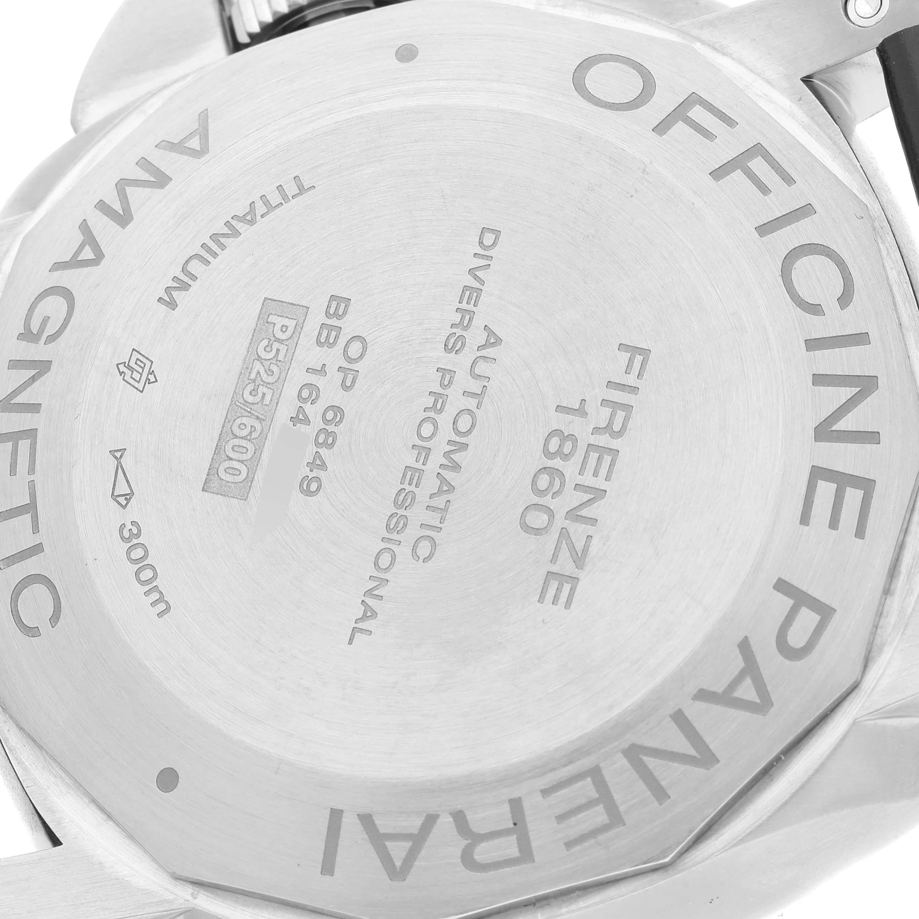 Reloj de caballero Panerai Luminor Submersible 1950 Titanio Amagnético PAM00389 2