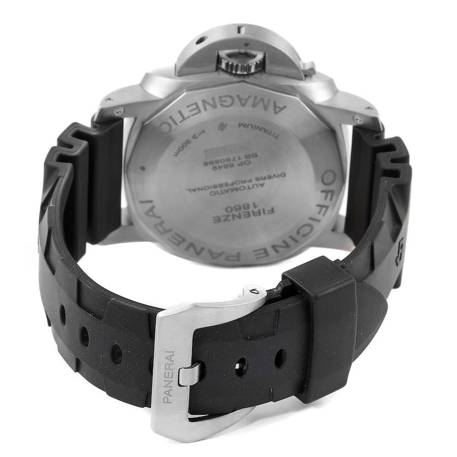 Men's Panerai Luminor Submersible 1950 Titanium Amagnetic Watch PAM00389 Box Card