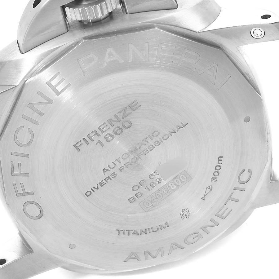 Panerai Luminor Submersible 1950 Titanium Amagnetic Watch PAM00389 Box Papers For Sale 1