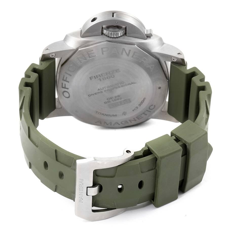 Panerai Luminor Submersible 1950 Titanium Amagnetic Watch PAM00389 Box Papers For Sale 2