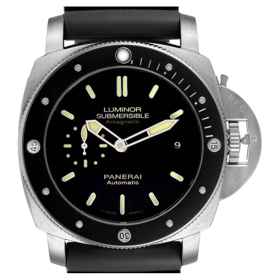 Panerai Luminor Submersible 1950 Titanium Amagnetic Watch PAM00389 Box Papers