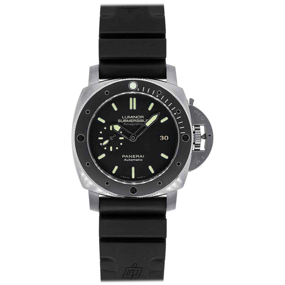Panerai Luminor Submersible 1950 Titanium Amagnetic Watch PAM00389 For ...