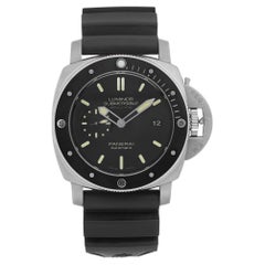 Panerai Luminor Submersible 1950 Titanium Black Dial Automatic Watch PAM00389