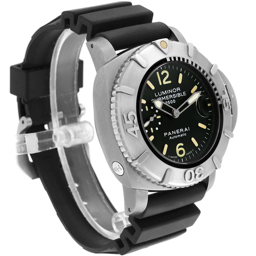 Panerai Luminor Submersible 2500m Men's Watch PAM00194 Box Papers In Excellent Condition For Sale In Atlanta, GA