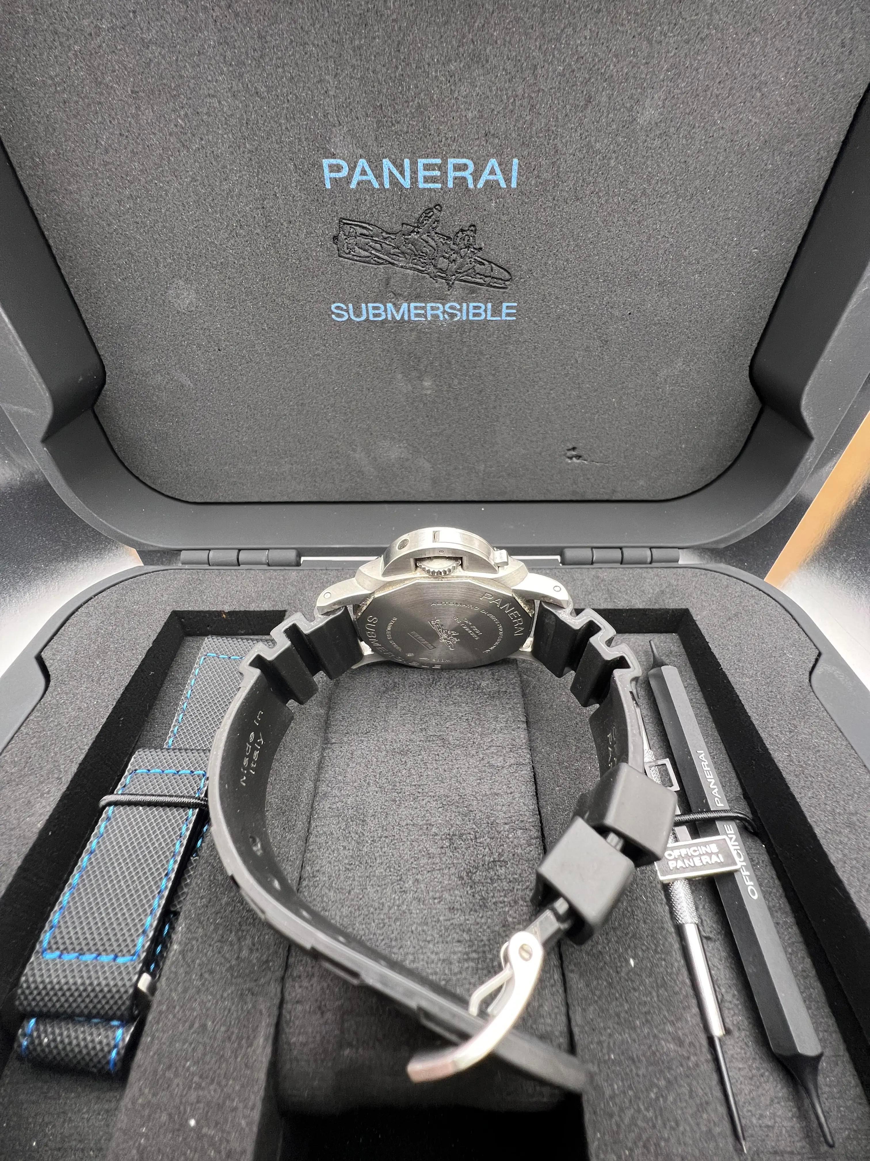 Panerai Luminor Submersible 42mm Quadrante Nero PAM00973 Scatola e Documenti in vendita 5