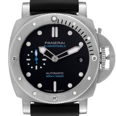 Panerai Luminor Submersible 42mm Black Dial Steel Mens Watch PAM00973