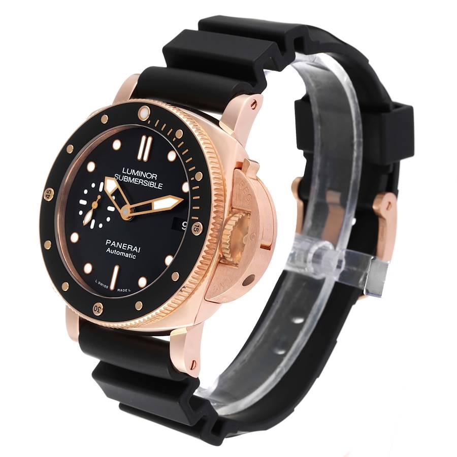 panerai submersible 42mm rose gold