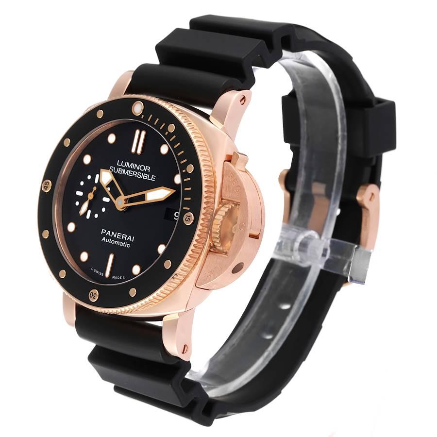 panerai rose gold submersible