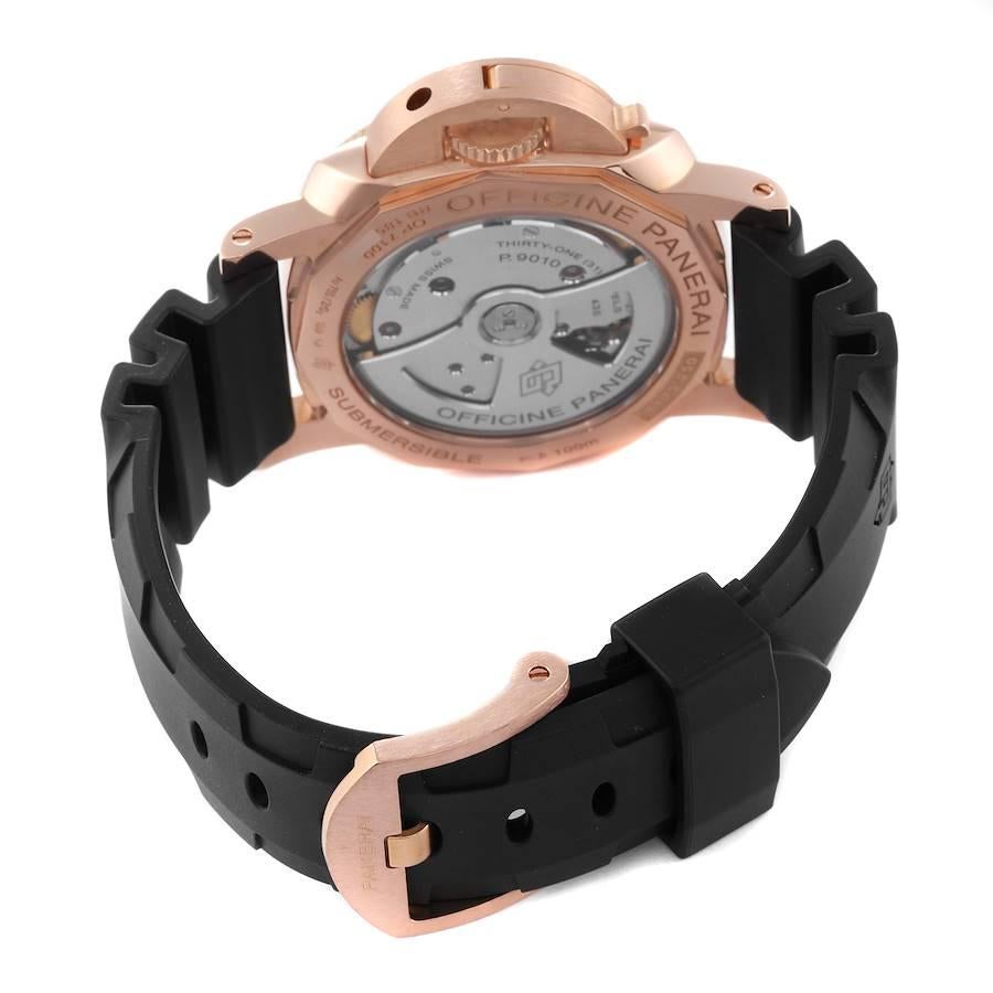 Men's Panerai Luminor Submersible 42mm Rose Gold Mens Watch PAM00684 Box Papers For Sale