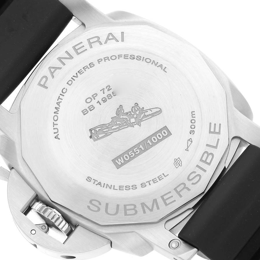 Men's Panerai Luminor Submersible Steel Mens Watch PAM00683 Box Papers