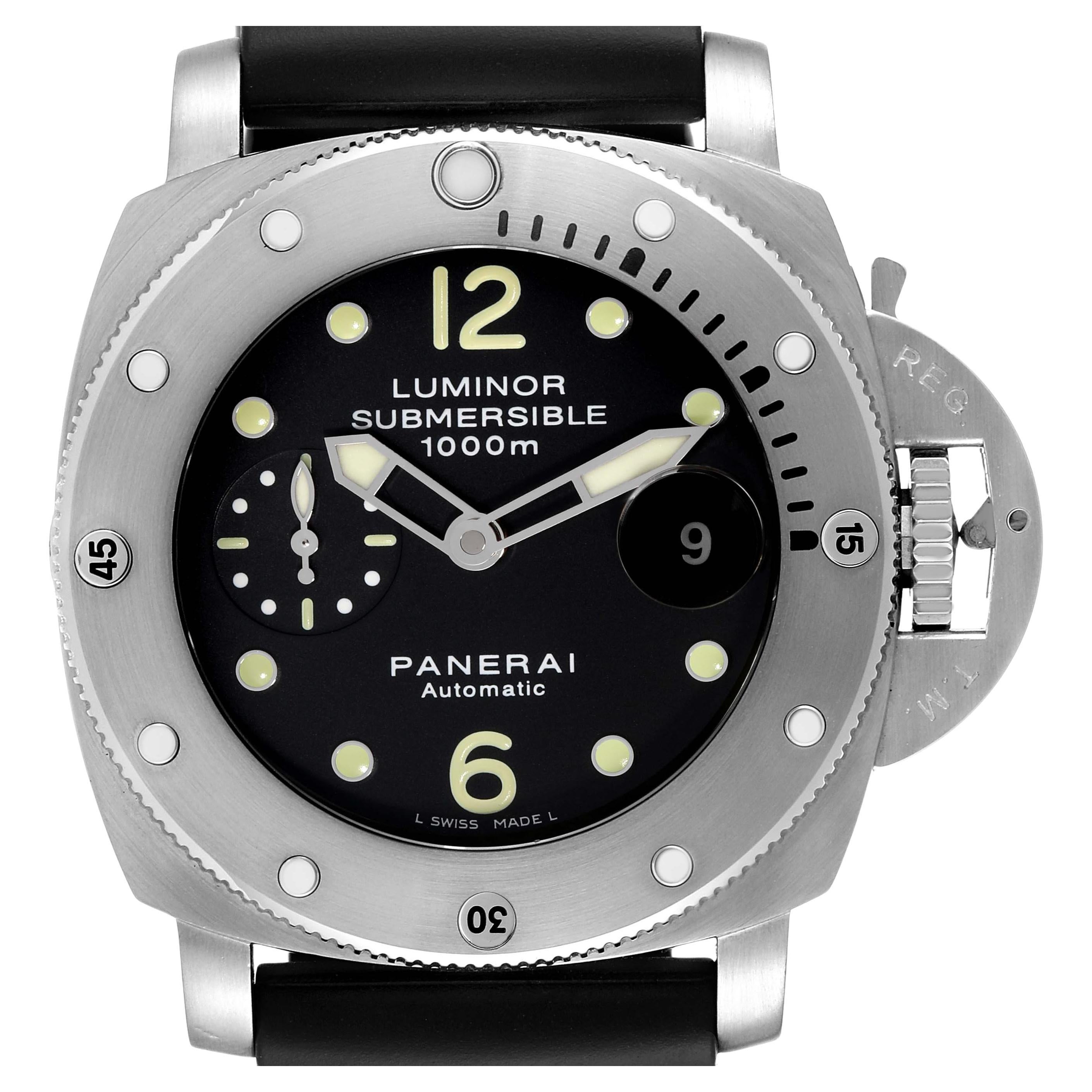 Panerai Luminor Submersible 44mm Steel Mens Watch PAM00243