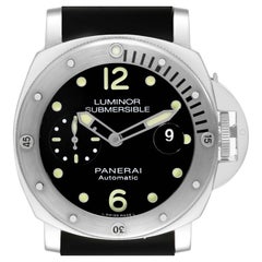 Panerai Luminor Submersible 44mm Steel Mens Watch PAM01024 Box Card