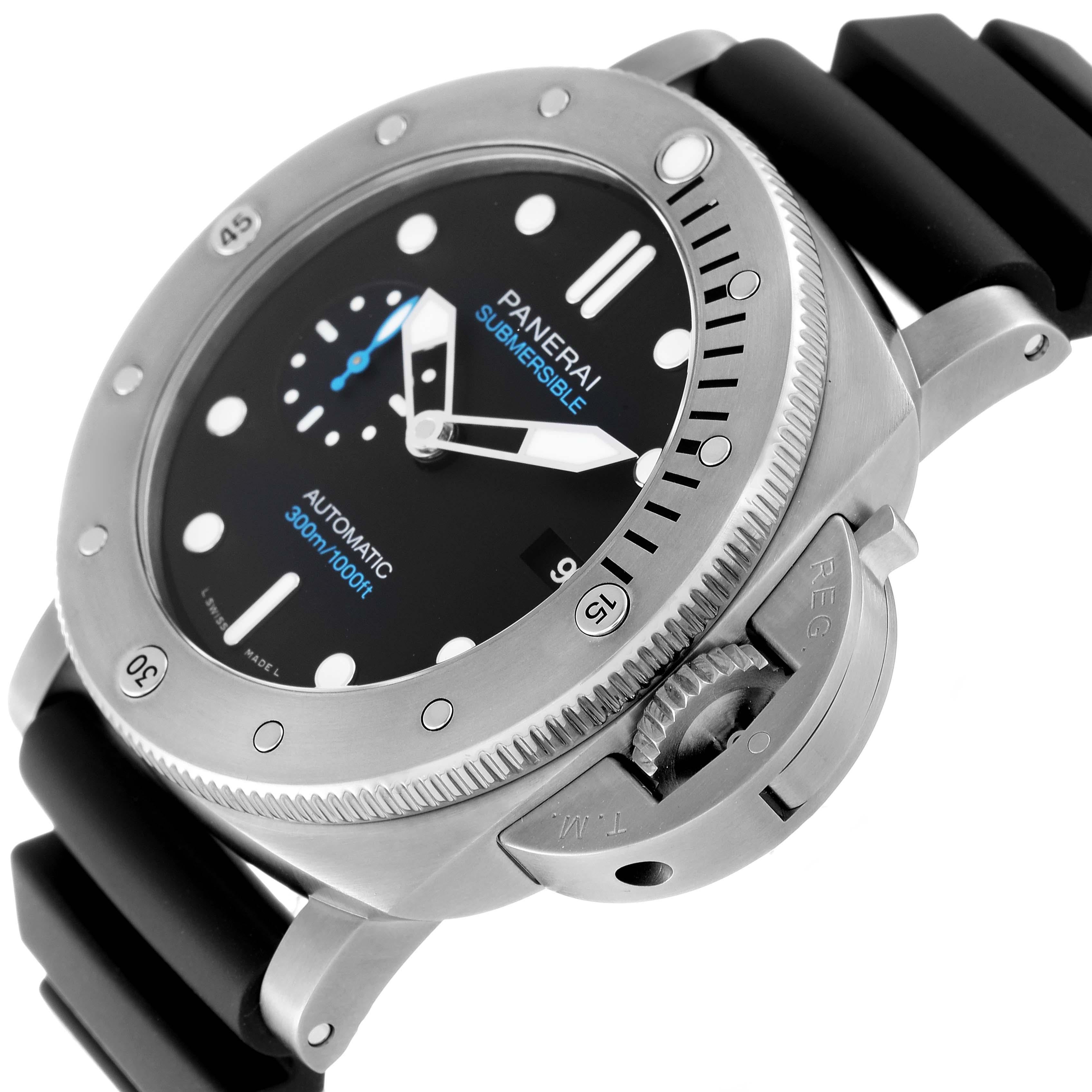 Panerai Luminor Submersible 47 3 Tage Titan Herrenuhr PAM01305 Box Papiere 2