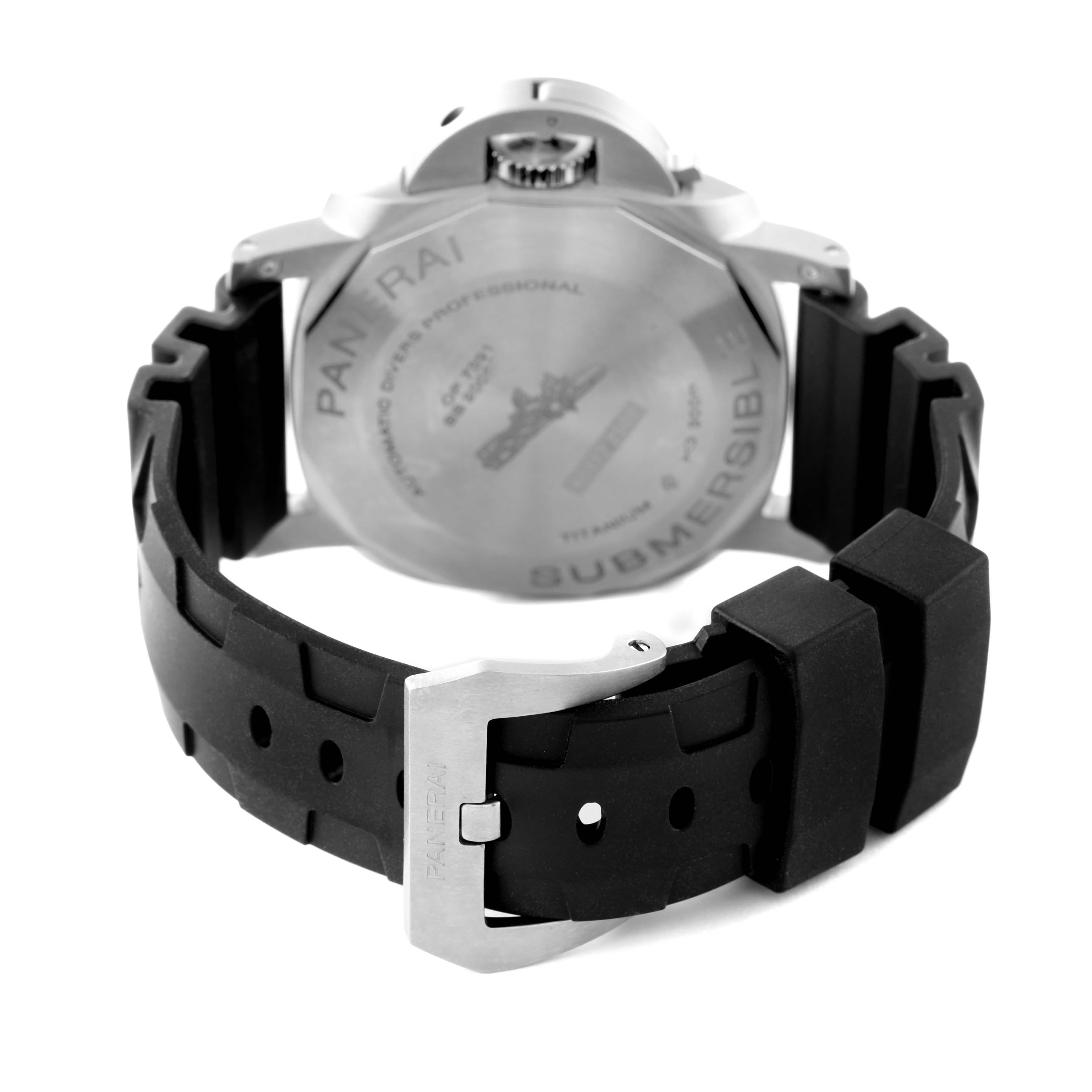 Panerai Luminor Submersible 47 3 Tage Titan Herrenuhr PAM01305 Box Papiere 4