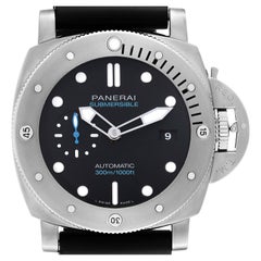 Panerai Luminor Submersible 47 3 Days Titanium Mens Watch PAM01305 Box Papers