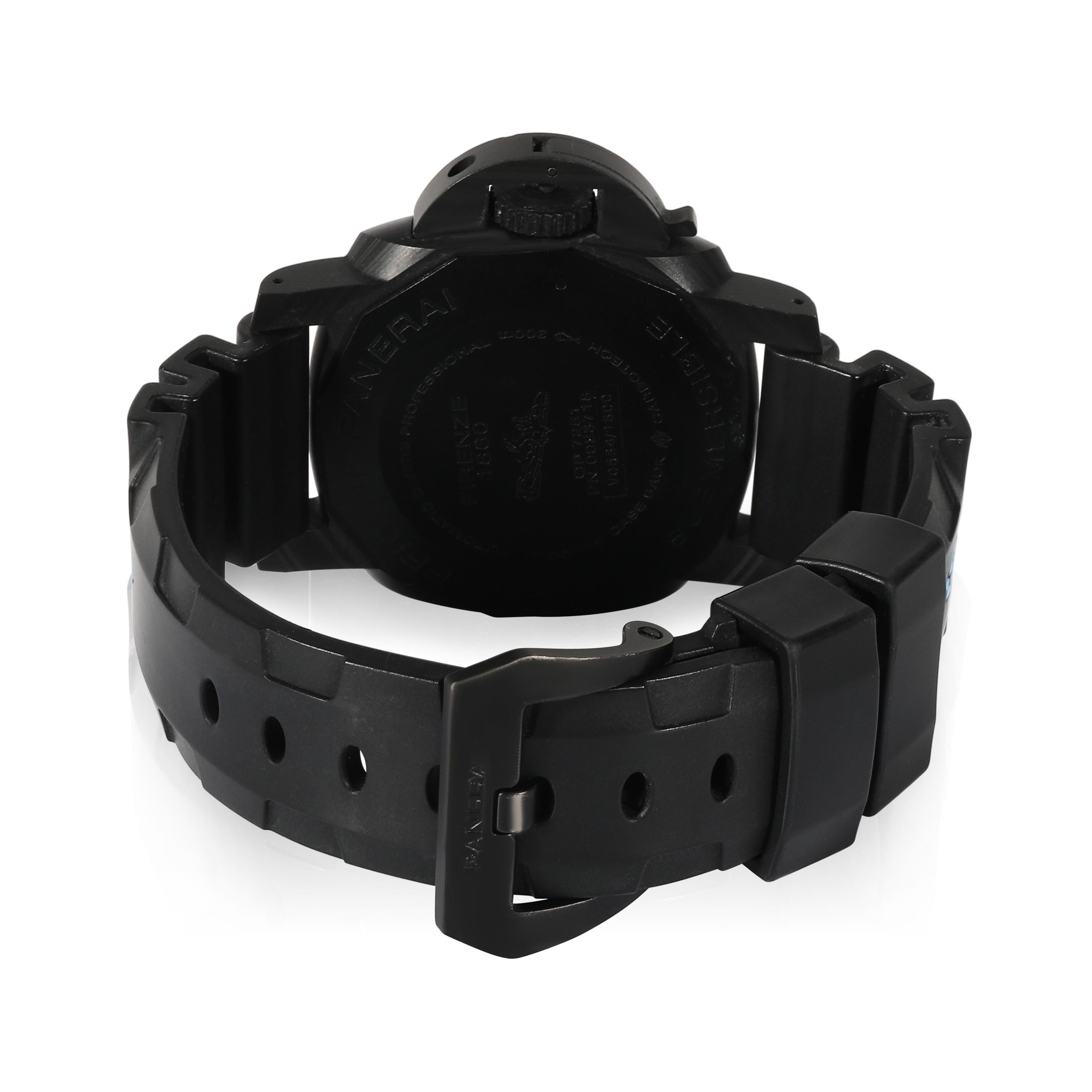 Panerai Luminor Submersible Carbontech PAM00960 Men's Watch in  Carbon Fiber For Sale 1