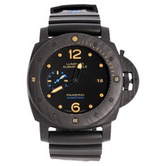 Panerai Luminor Montre Submersible Carbotech 3 jours automatique en carbone et titane