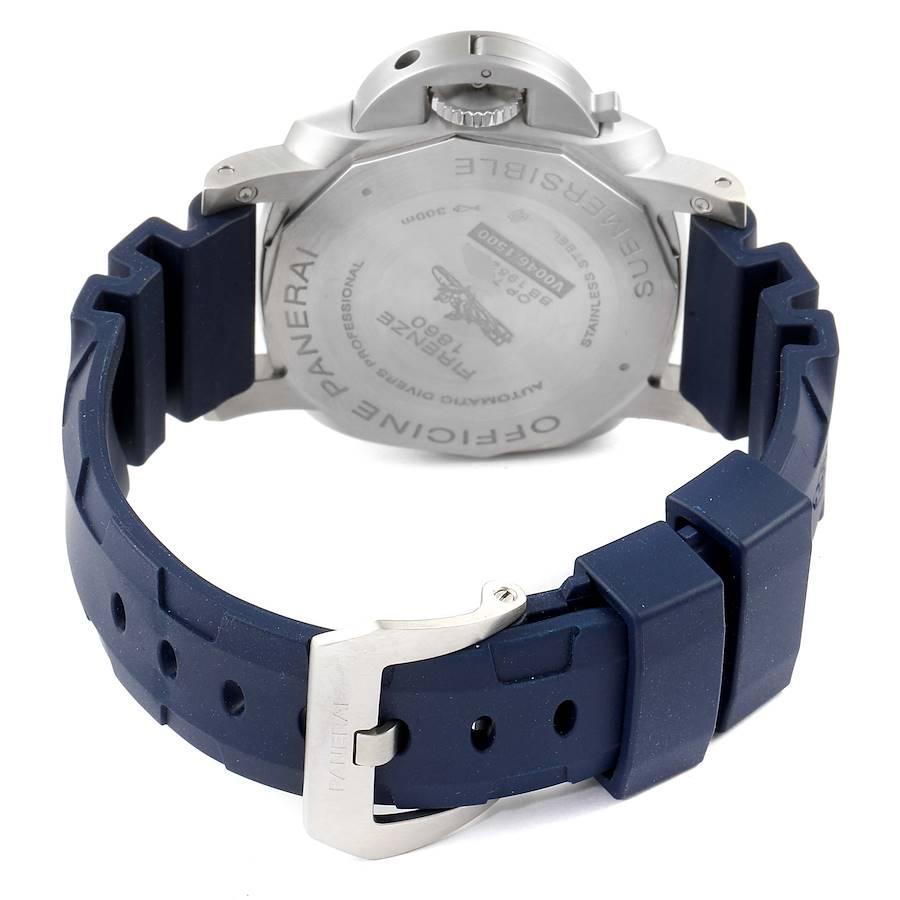 Men's Panerai Luminor Submersible Grey Dial Steel Mens Watch PAM00959 Box Papers For Sale