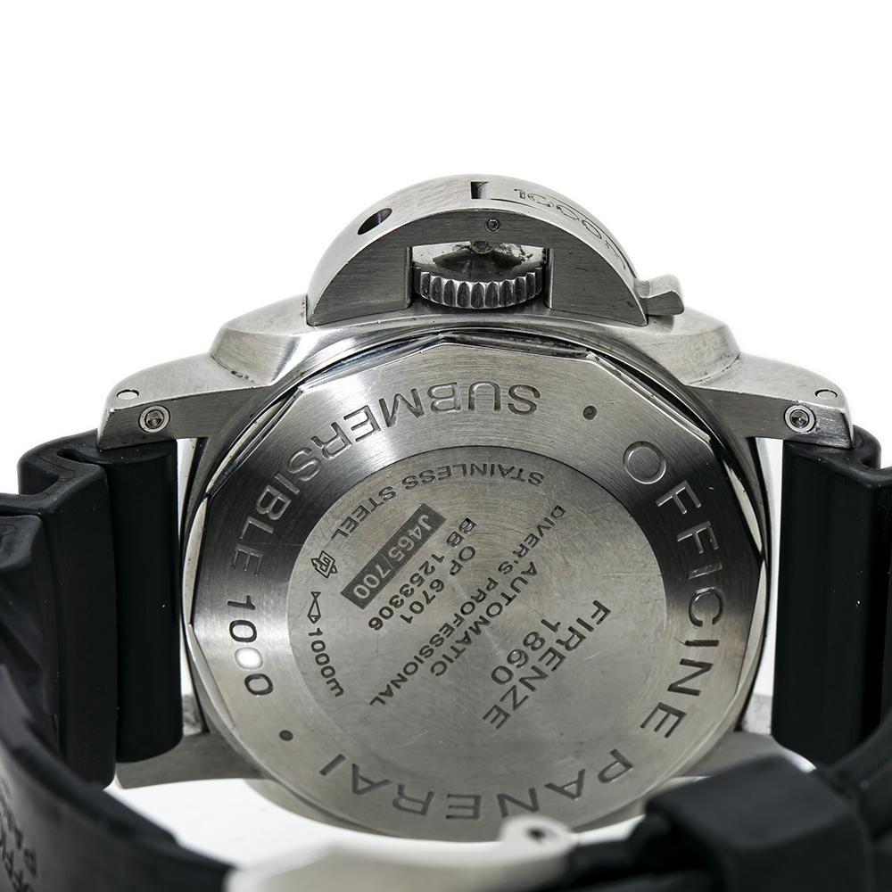 Men's Panerai Luminor Submersible PAM00243 Stainless.S Mens Automatic with Papers For Sale