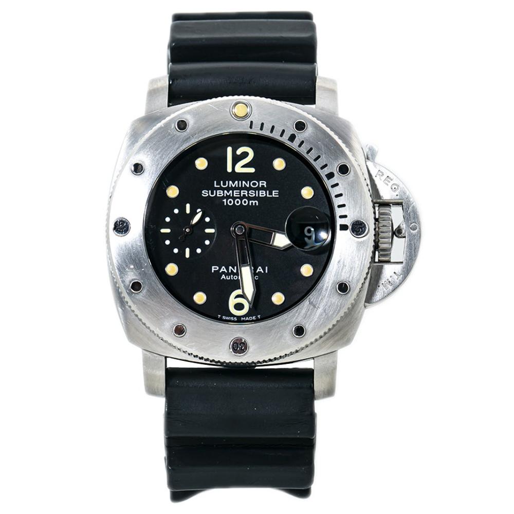 Panerai Luminor Submersible PAM00243 Stainless.S Mens Automatic with Papers For Sale