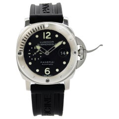 Panerai Luminor Submersible Edelstahl Gummi Automatik Herrenuhr PAM00024