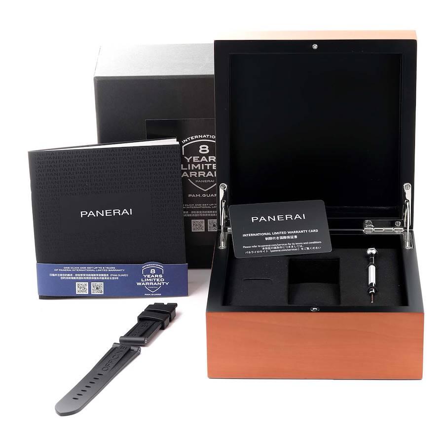 Panerai Luminor TuttoGrigio: Titanuhr mit grauem Zifferblatt PAM01662, ungetragen 7