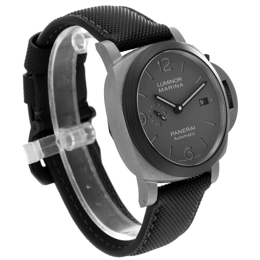 Panerai Luminor TuttoGrigio: Titanuhr mit grauem Zifferblatt PAM01662, ungetragen im Zustand „Hervorragend“ in Atlanta, GA