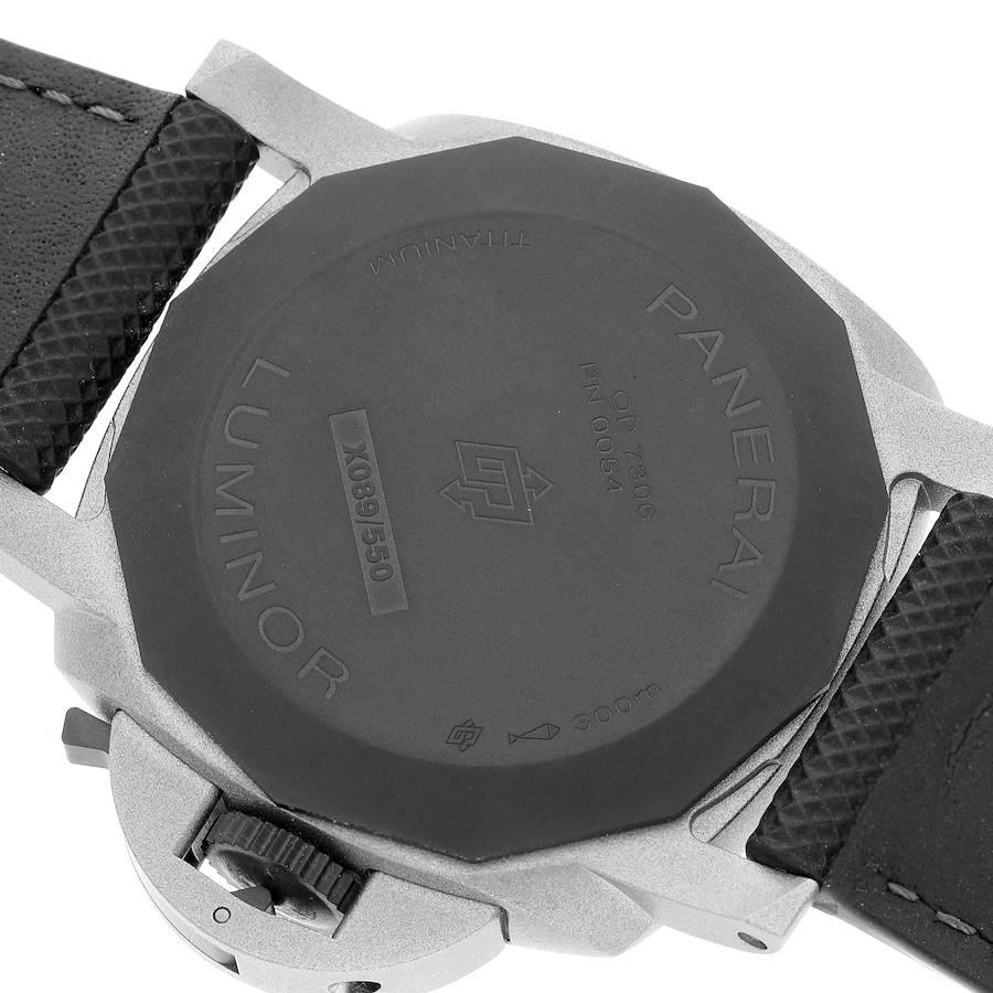 Panerai Luminor TuttoGrigio: Titanuhr mit grauem Zifferblatt PAM01662, ungetragen 2