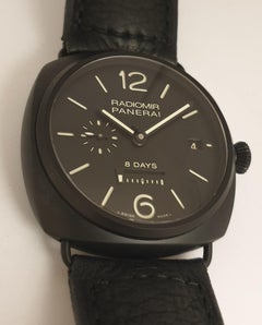 Panerai Pam 384, Radiomir Ceramic Eight Days Power Reserve, 3 Rewinding Barrels