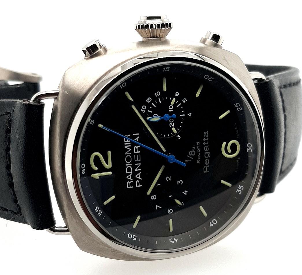 Modern Panerai Pam 384, Radiomir Regatta Limited Titanium Classic Yachts Challenge 2010 For Sale