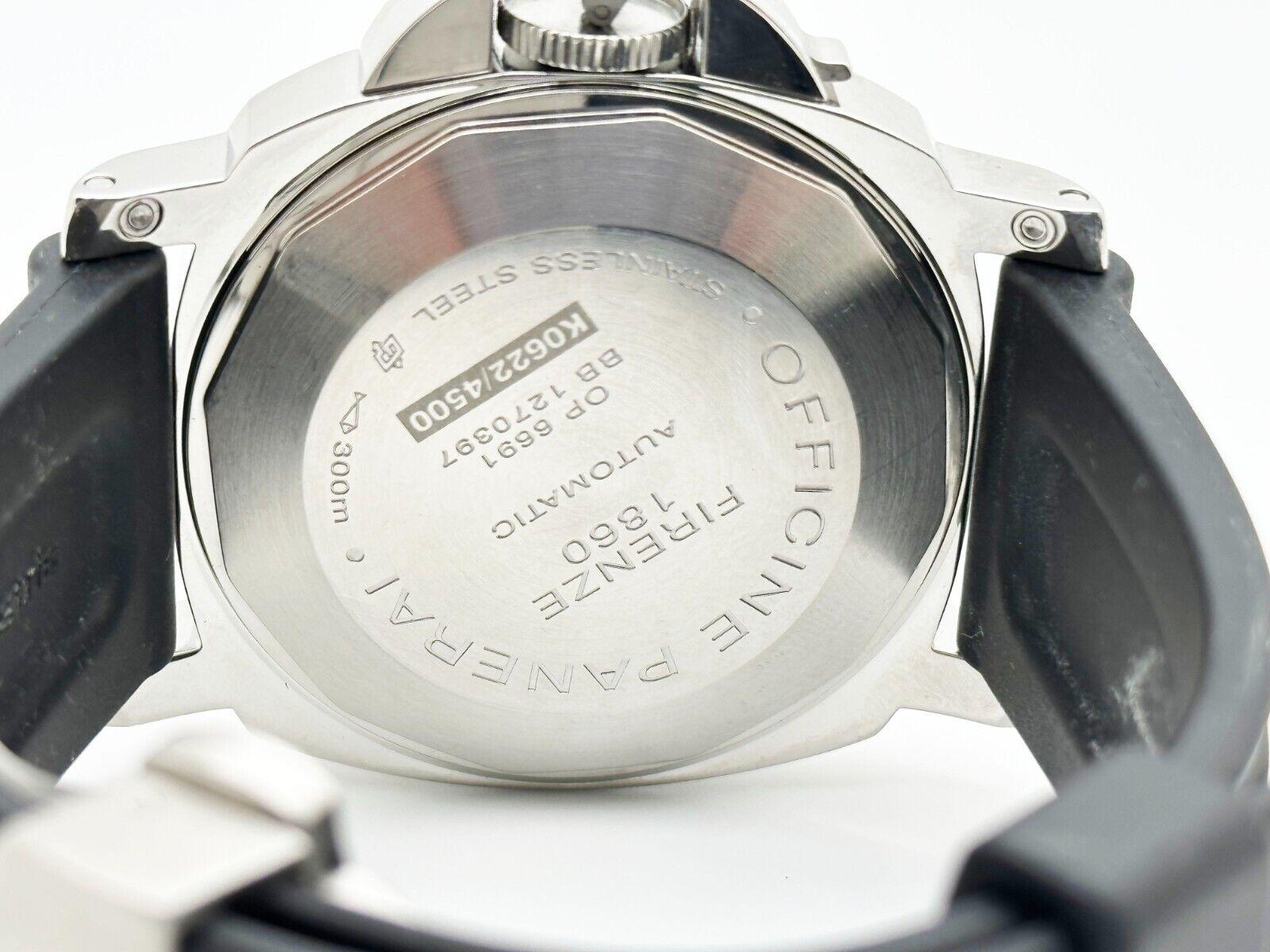 Panerai PAM00088 Pam 88 Luminor Schwarzes Zifferblatt Stahl 44mm Gummiriemenschachtel 2008 3