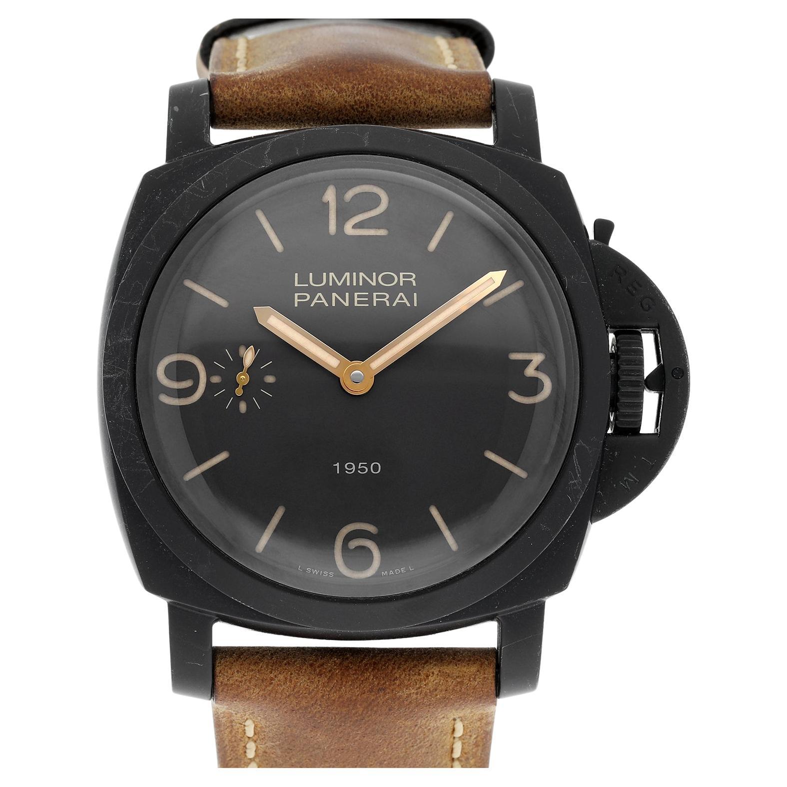 Panerai PAM00375 Luminor 1950 3DAYS Limited to 2000 Brown/Black For Sale