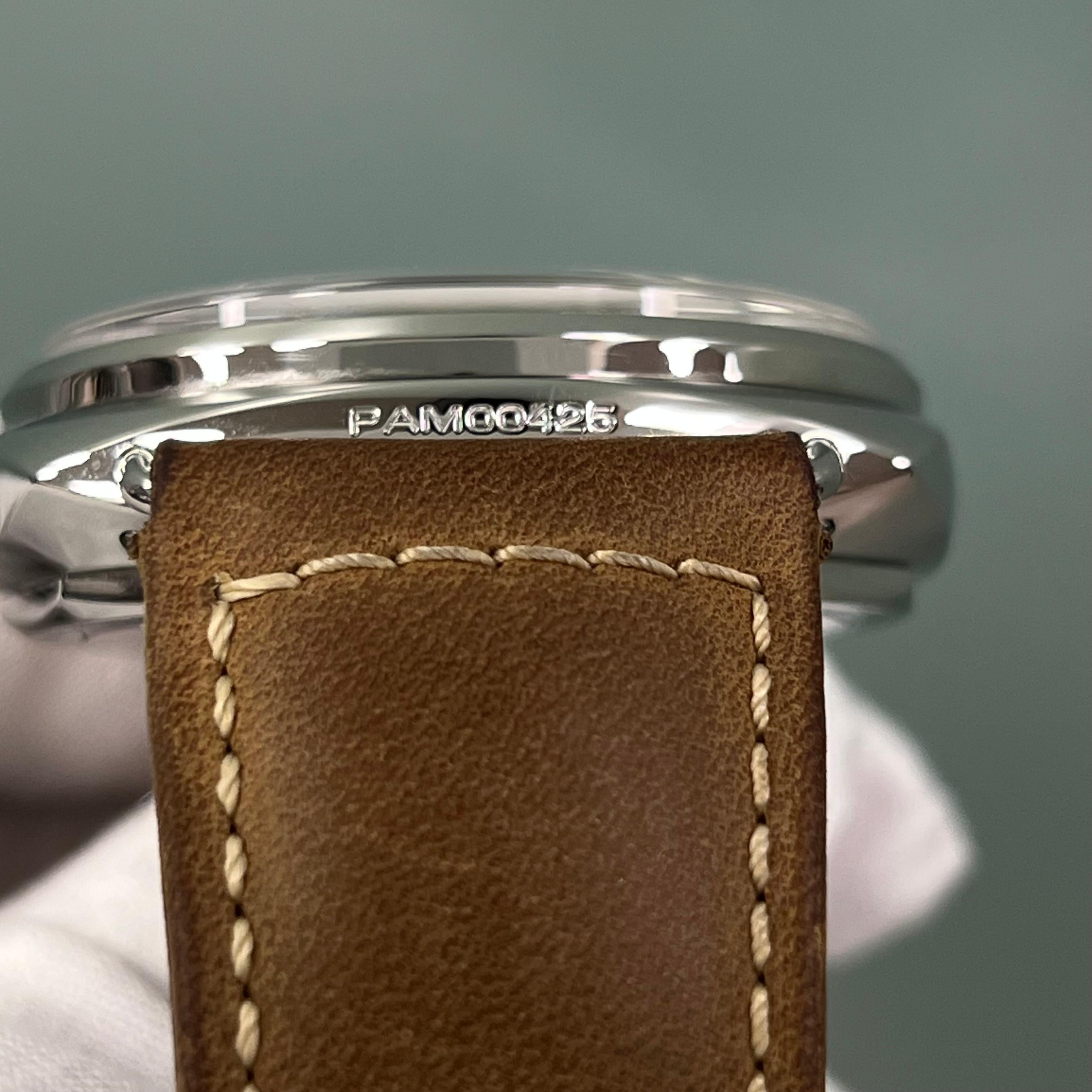 Panerai PAM00425 Radiomir 3 Días S.L.C. Acero inoxidable Correa de piel 47mm en venta 5