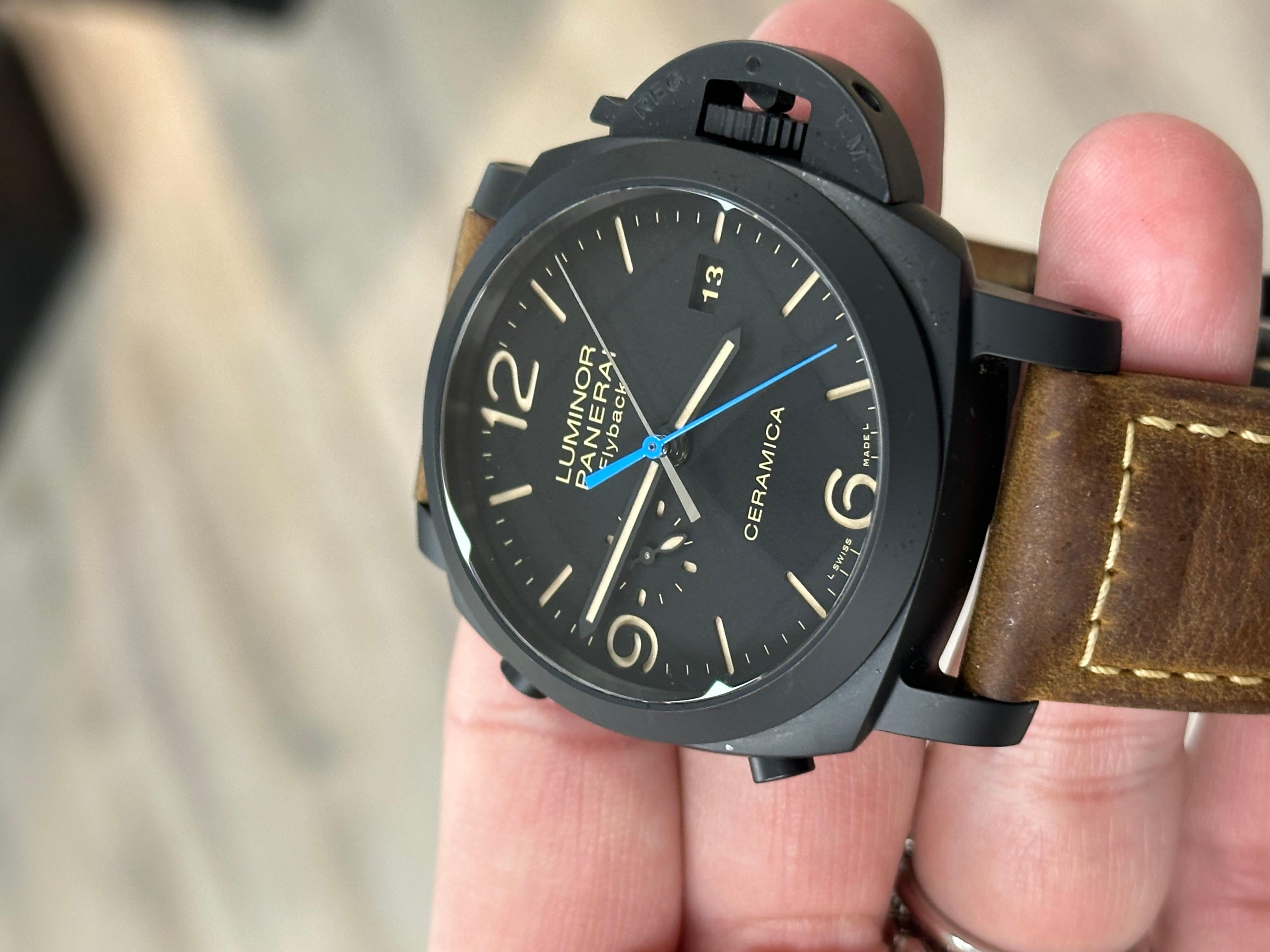 Panerai PAM00580 PAM 580 Luminor 1950 3 Days Chrono Flyback 44mm Box Paper For Sale 4