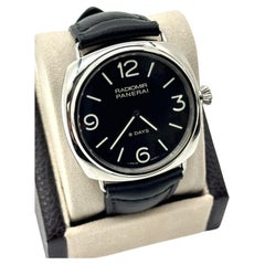 Used Panerai PAM00610 PAM610 Radiomir 8 Days Stainless Steel Leather Strap 45mm