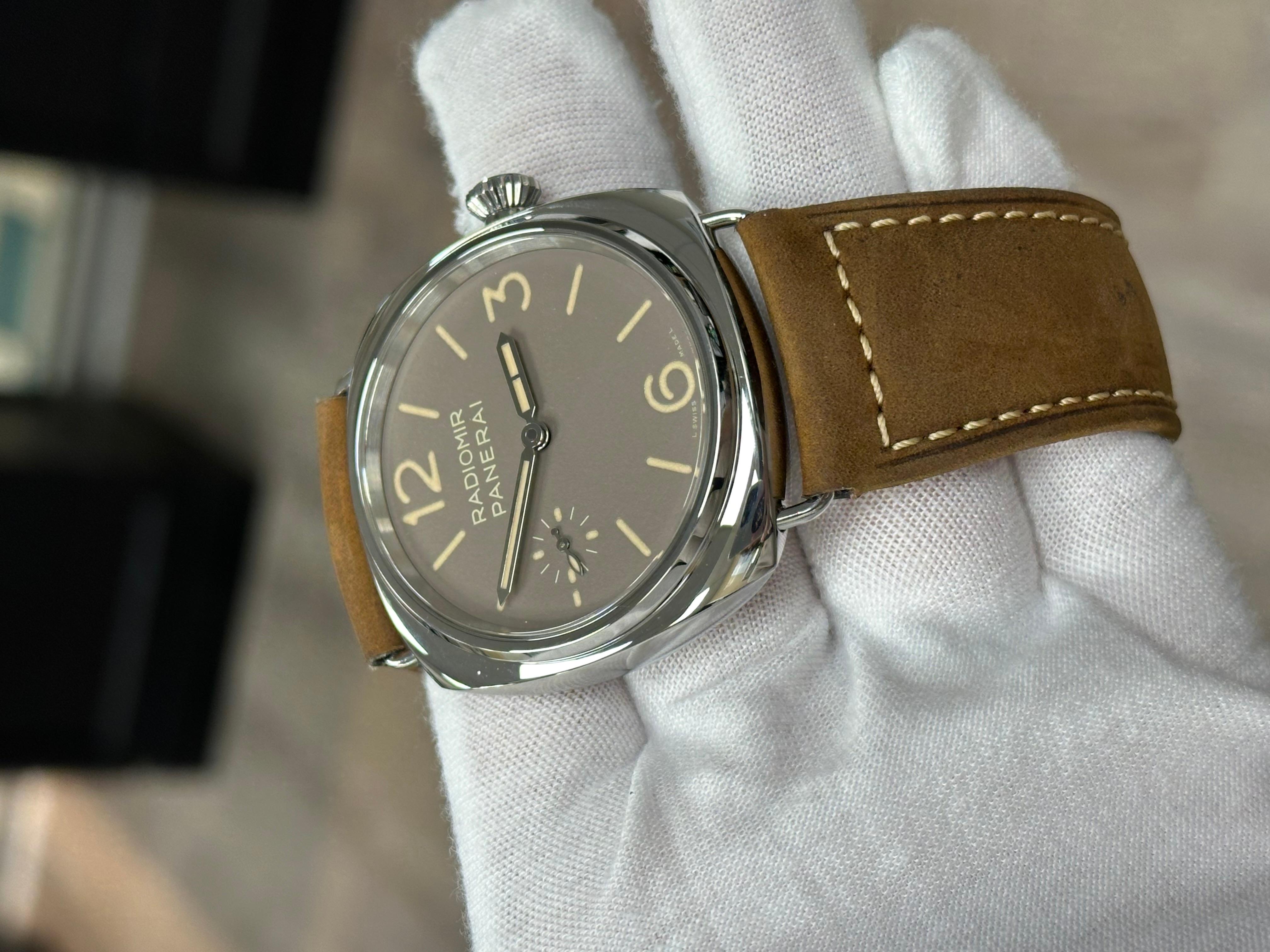 Panerai PAM01385 PAM 1385 45mm Luminor Officine Quadrante Marrone Scatola 2023 in vendita 5